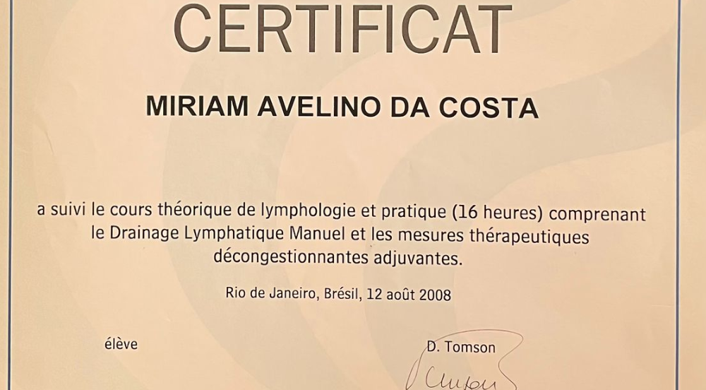 Certificado Mirian Avelino